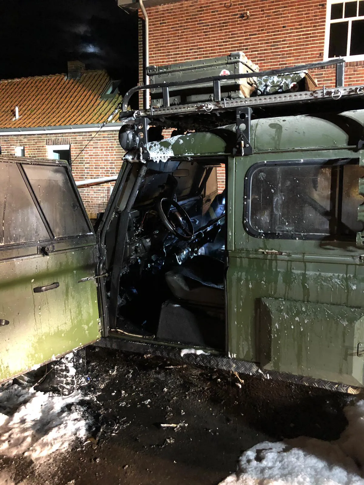 Fahrzeugbrand - Ziegelei