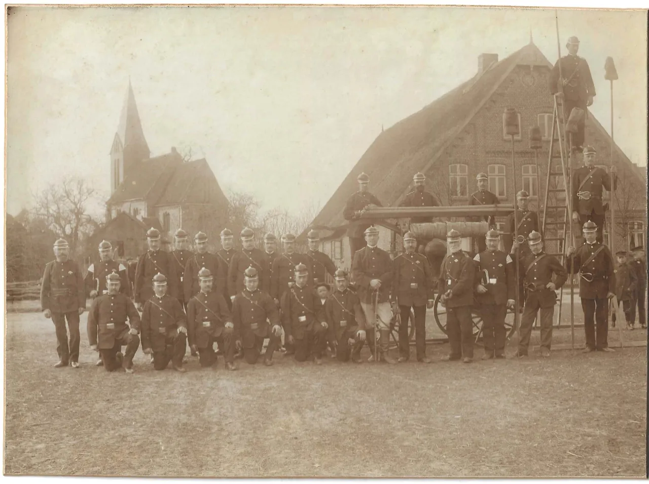 25-jähriges Bestehen der Freiwilligen Feuerwehr Behlendorf im Jahre 1906